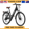 26 inch Step Thru Electric Bicycle, Peak 750W Brushless Motor Cityrun Ebike, with 7 Speed, Up to 50 Miles, E-Bikes