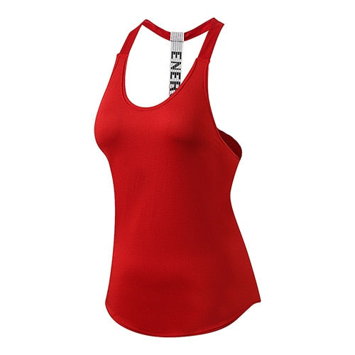 Women Fitness Sport Yoga Shirt , Sleeveless Sportswear GYM Blouses Running Vest Workout Crop Top Female T-shirt