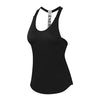 Women Fitness Sport Yoga Shirt , Sleeveless Sportswear GYM Blouses Running Vest Workout Crop Top Female T-shirt