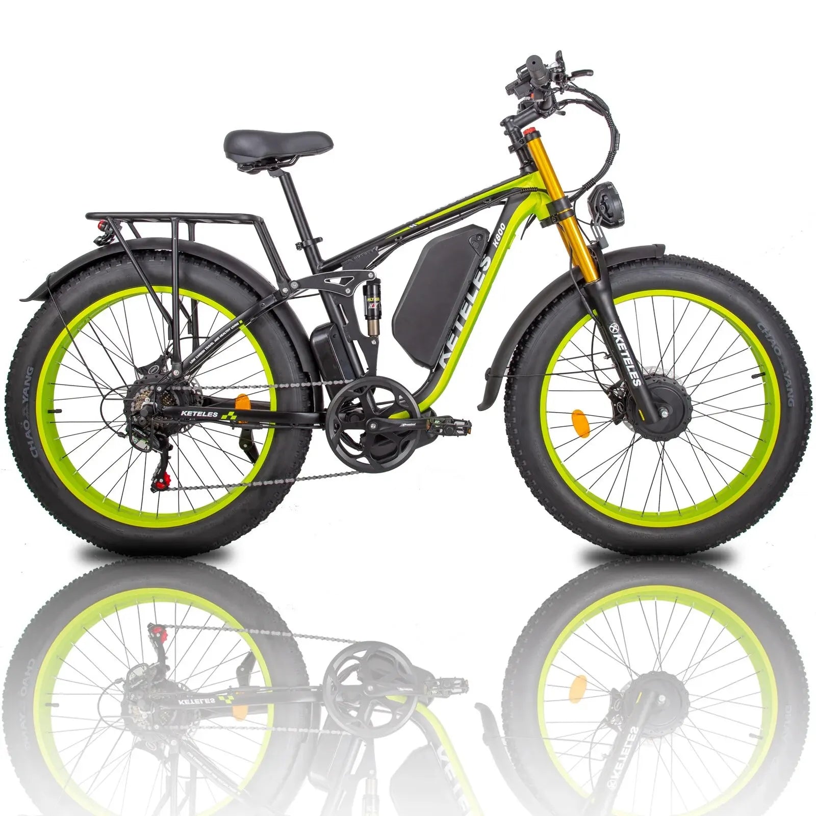 2024 New K800 Pro 2000W Dual Motor 48V 23AH Fat Tire Hydraulic Brake Soft Tail Frame Hydraulic Big Front Fork Ebike