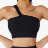 2023 Spring And Summer New One-shoulder Yoga Bra One-piece Sports Bra Wearing Fitness Yoga Clothes Outside