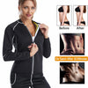 Sauna Slimming Tops Neoprene Sweat Thermal Suits Women Shirts With Sleeves Weight Loss Body Shaper Waist Trainer Shapewear