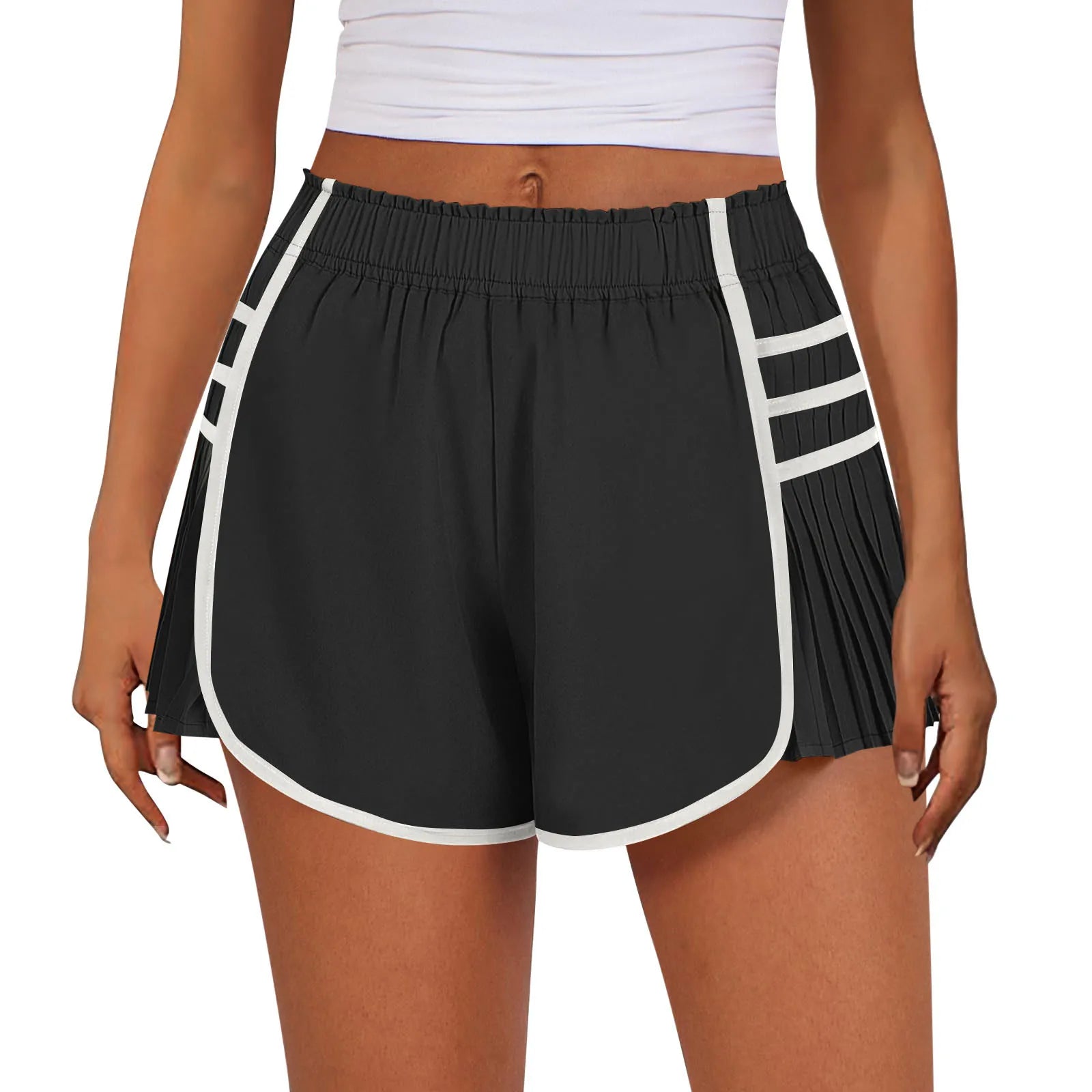 Women's High Waist Shorts Sports Running Shorts Workout Gym Quick Dry Pants Yoga Pants Tennis Pants Girl Summer Shorts