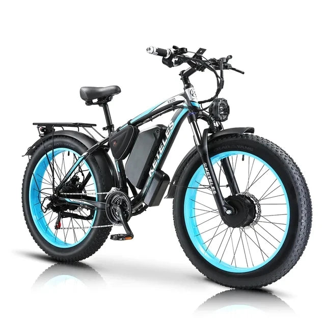 2024 New K800 Pro 2000W Dual Motor 48V 23AH Fat Tire Hydraulic Brake Soft Tail Frame Hydraulic Big Front Fork Ebike