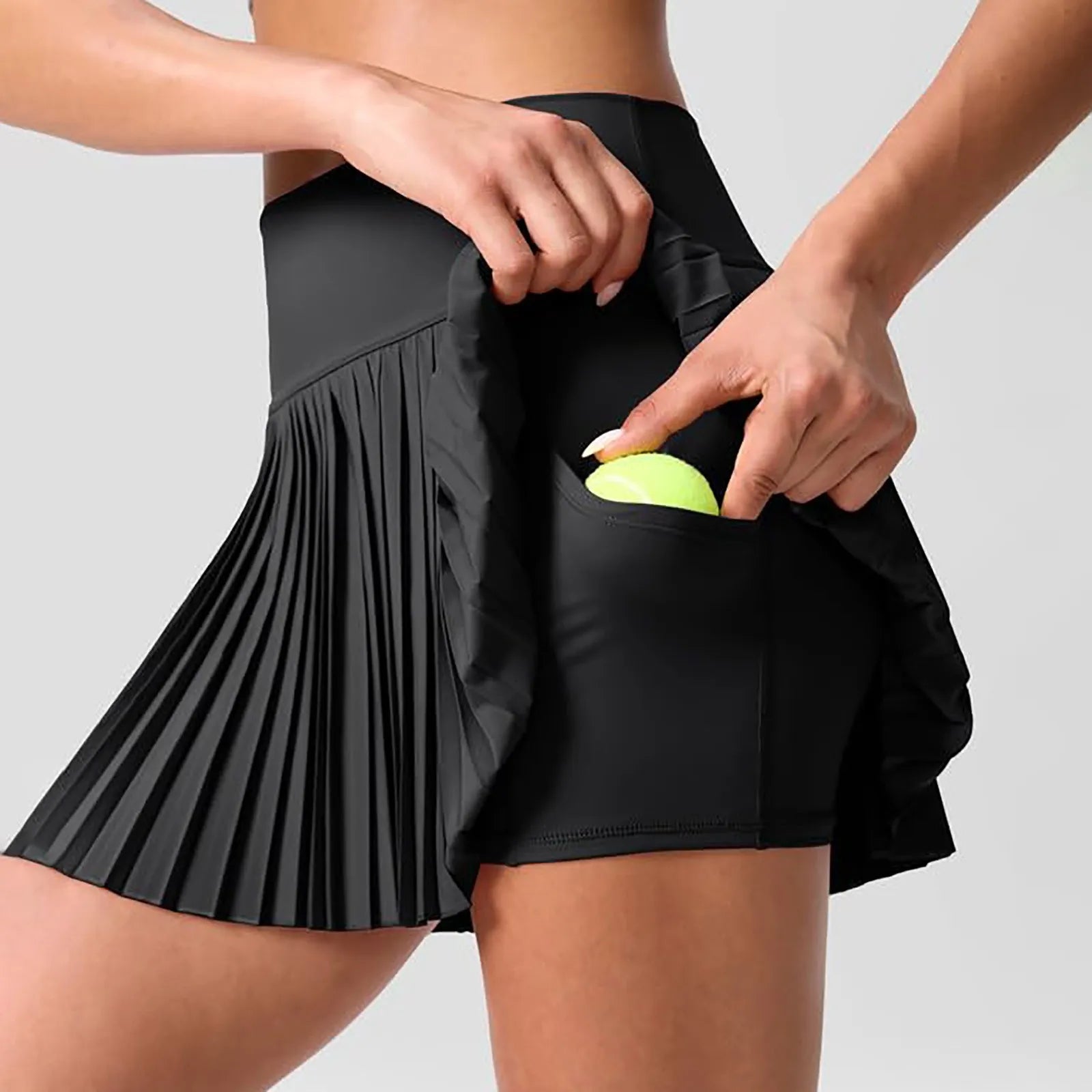 Women Tennis Skirts High Waist Pleated Mini Skirt Breathable Sweat Shorts Summer Sports Skirts Gym Yoga Skorts Sportswear