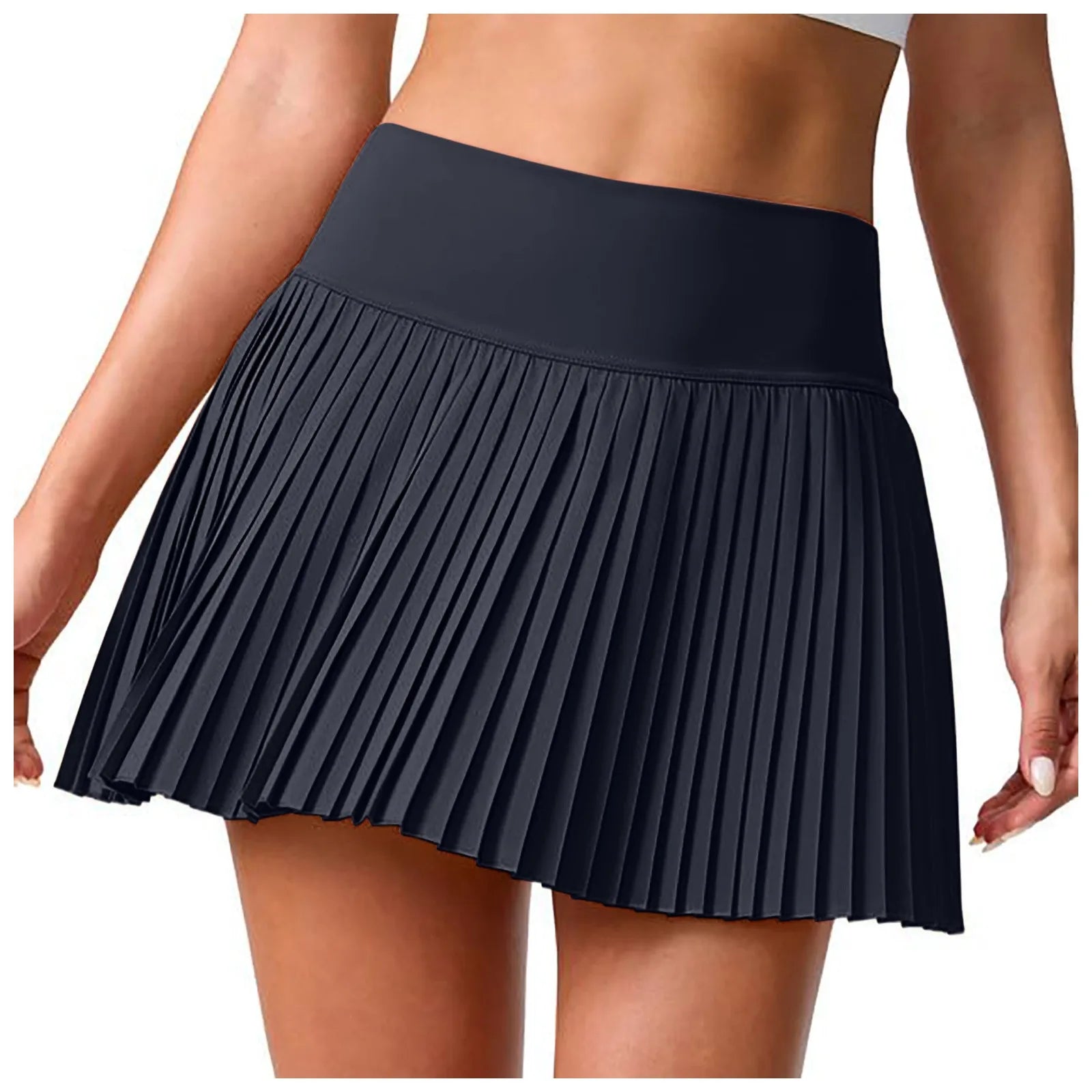 Women Tennis Skirts High Waist Pleated Mini Skirt Breathable Sweat Shorts Summer Sports Skirts Gym Yoga Skorts Sportswear